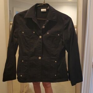 Chico's Size 0 Cotton Jacket
